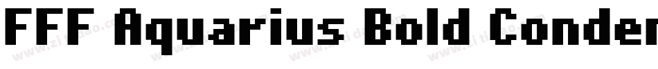 FFF Aquarius Bold Condensed字体转换
